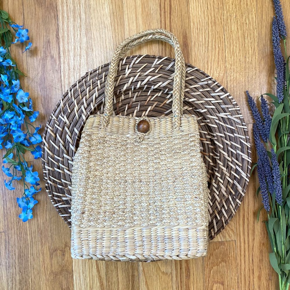 Vintage Woven Handbag